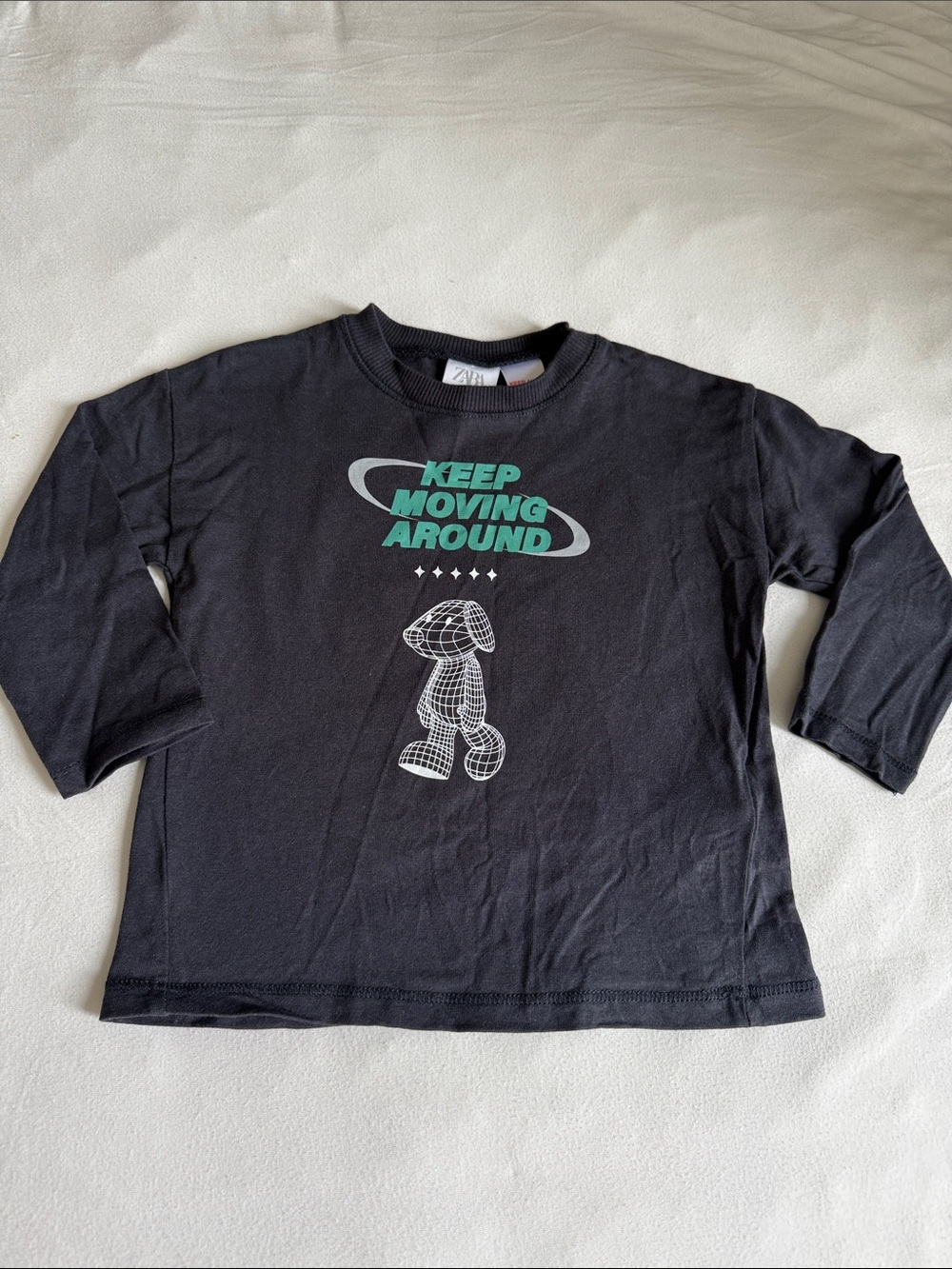 Zara Black Long-Sleeve Tee Size 1 1/2 Years